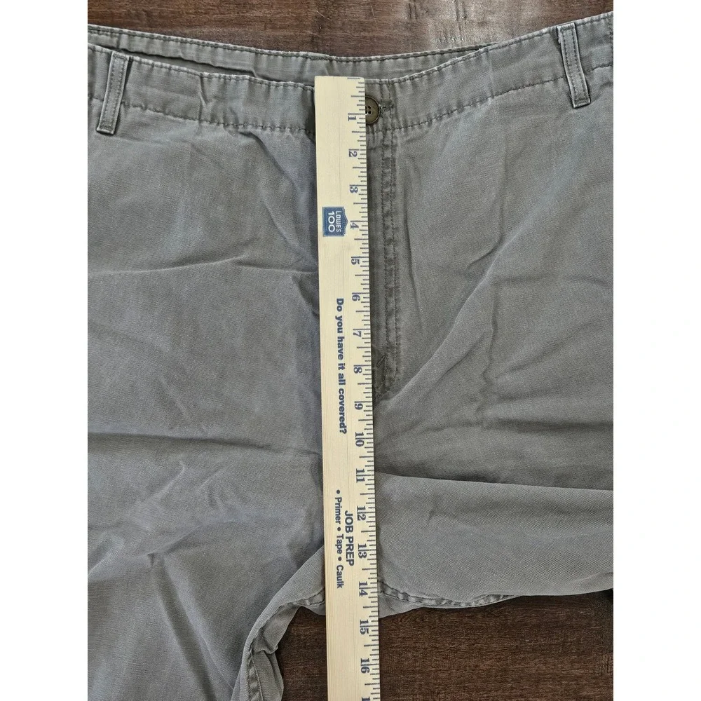 VTG 90s Skater Levis Mens Grunge Cargo Shorts size 38 Gray Canvas Utility Work